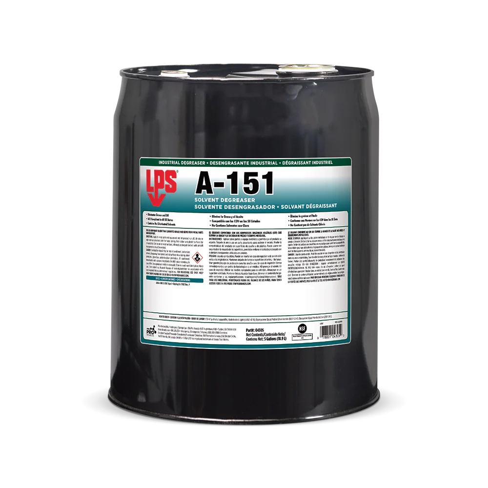 A-151 Solvent Degreaser, 5 Gal, Pail