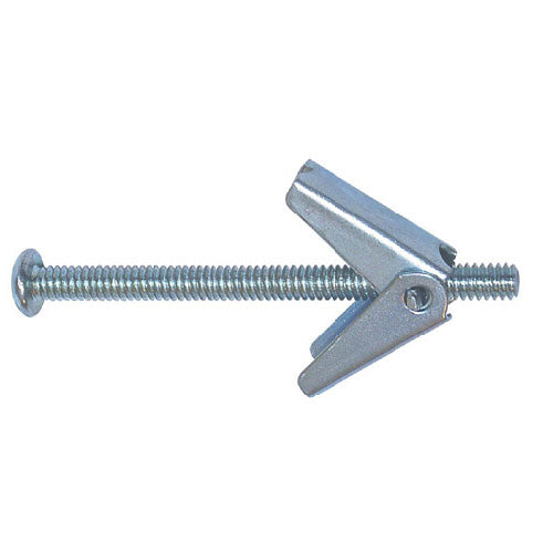 Spring Toggle Bolt Anchor, 1/4in Dia x 5in
