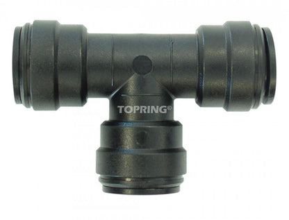 22 mm Polymer Tee Union S05, Air Line Model