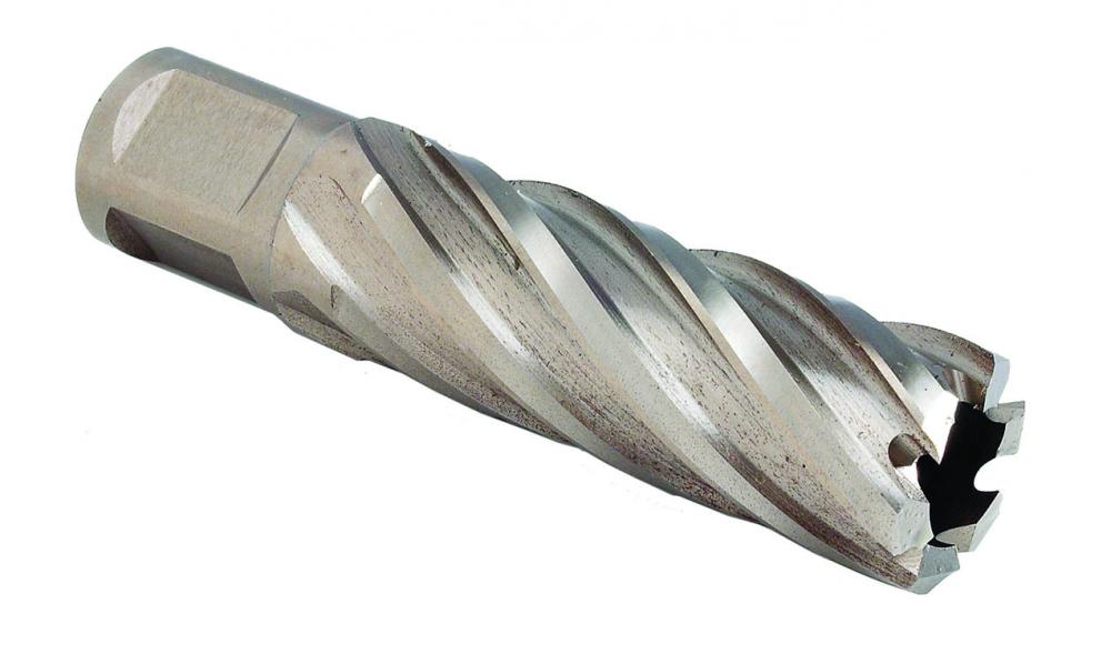 Coupe à noyau en acier inoxydable, tige weldon, 9/16 po x 1 po x 3/4 po x 1/4 po