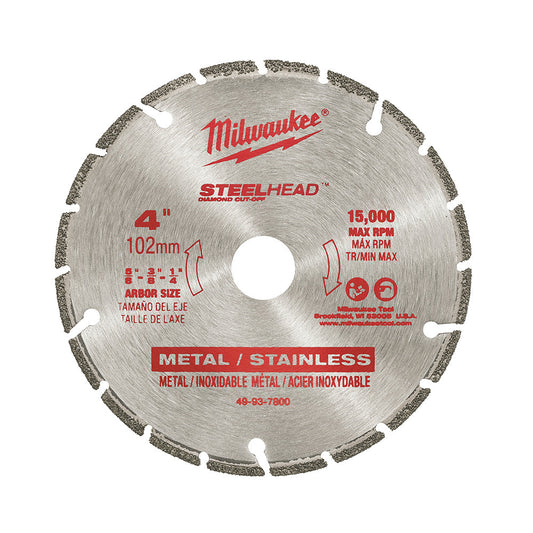 Steelhead™ Diamond Cut-off Blade 4"