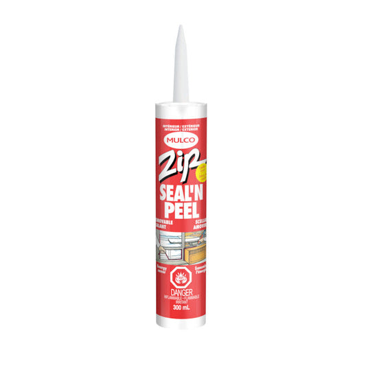 Mastic thermoplastique transparent Mulco Zip Seal'N Peel 300 ml