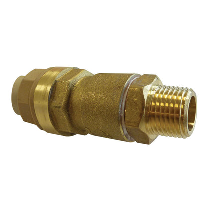 Adaptateur en laiton 22 mm à 3/4 (M) NPT S07, modèle Quikline
