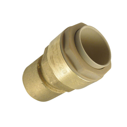 Adaptateur en laiton 22 mm à 3/4 (F) BSPP S07, modèle Quikline