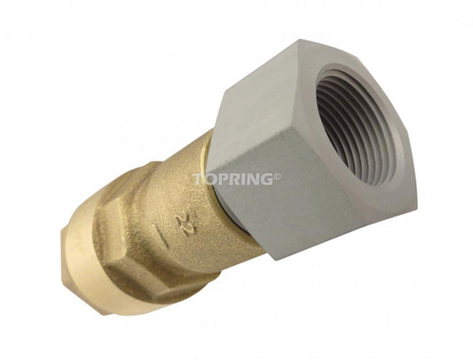 15 mm to 1/2 (F) NPT Brass Adapter S07, Quikline Model