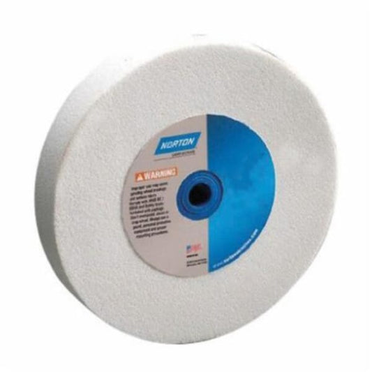Premium Alundum Bench or Pedestal Grinding Wheel - Grade: Medium, Grit Number: 60, Wheel Diameter: 6 in
