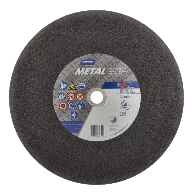Chop Saw Cut-Off Wheel Metal A 36 N Type 01/41 - 14 X 3/32 X 1 In.