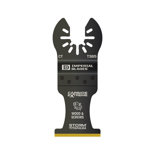 Imperial Blades Iboat365-1 One Fit™ 1-3/8" Carbide Extreme Storm Titanium Multi-material Blade, 1pc