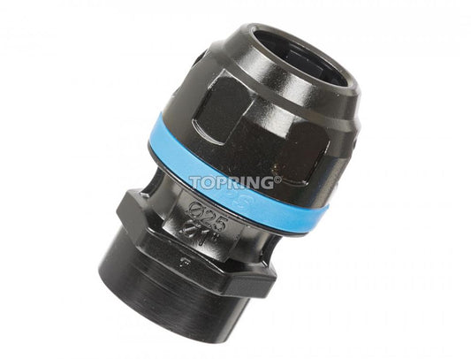 20 mm to 1/2 (F) NPT Aluminum Adapter S08, PPS Model