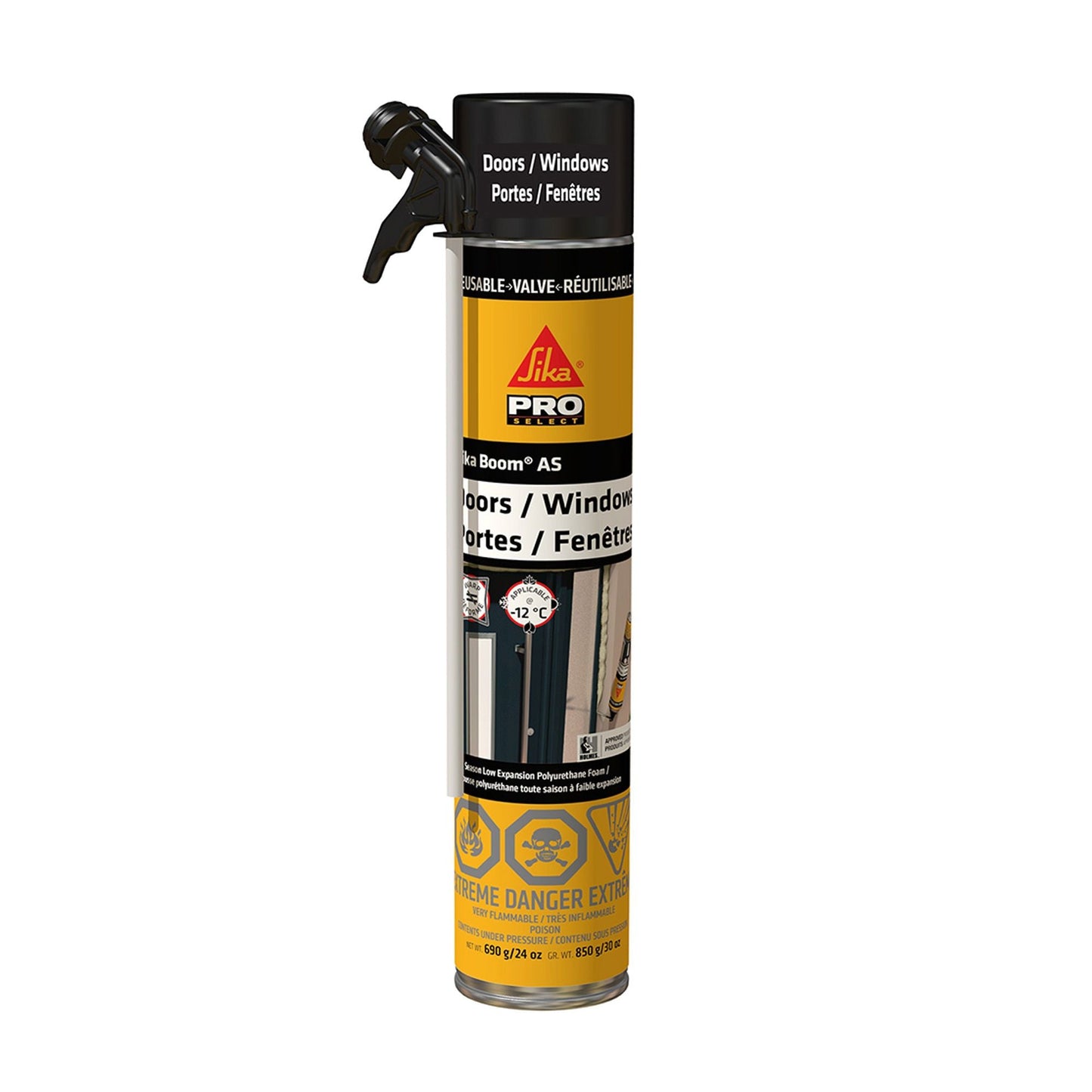 Sika Boom AS 24-oz. Polyurethane Foam - Paintable/Sandable
