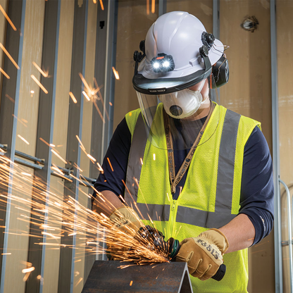 Face Shield Full Brim Hard Hat Clear