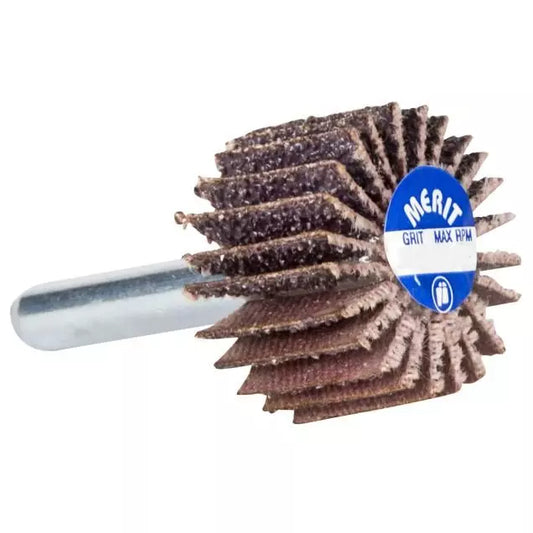 Ceramic Alumina Mounted Flap Wheel 120 Grit 2 X 1 1/2 X 1/4