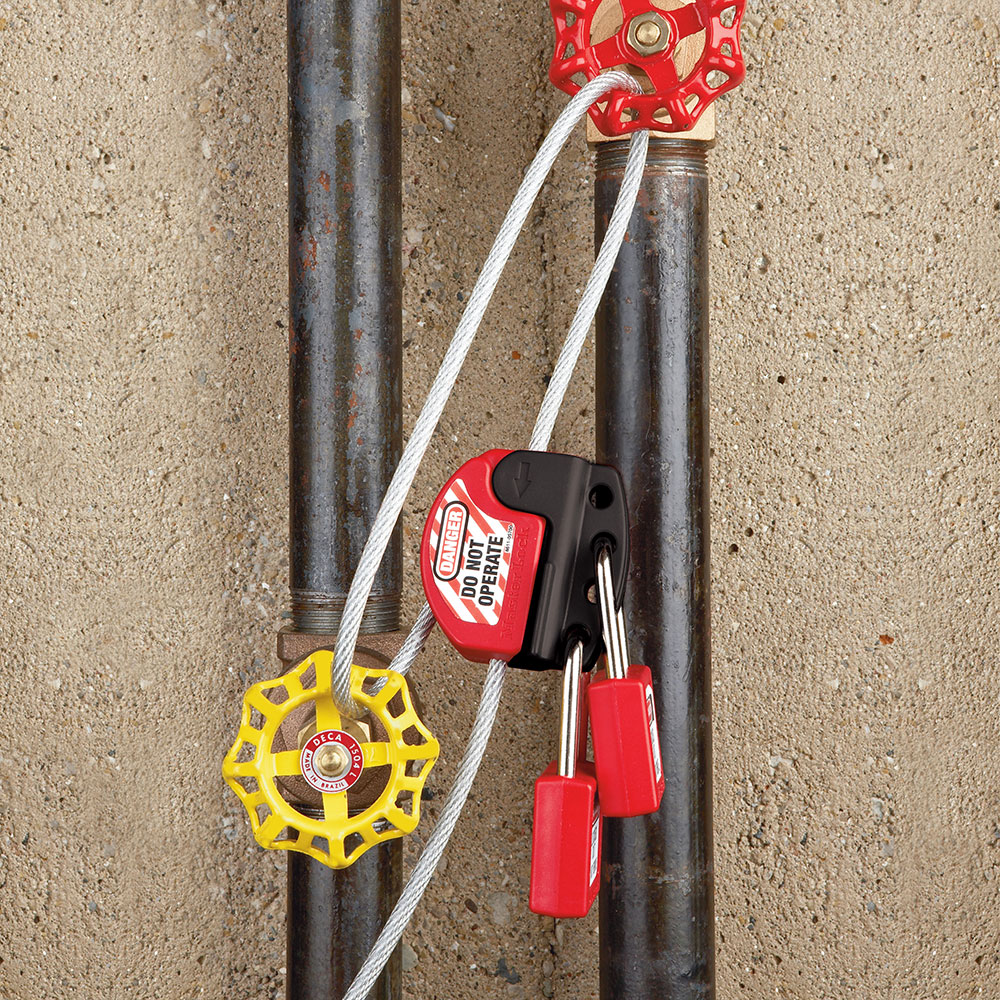 Master Lock S806CBL3 Adjustable Cable Lockout With 3 Ft (0.9 M) Cable
