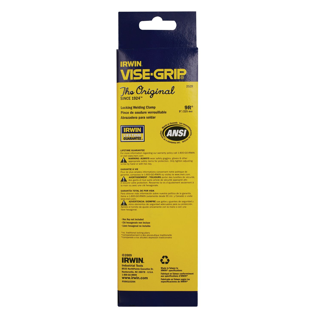 IRWIN Vise-Grip Locking Pliers Welding Clamp 9-Inch