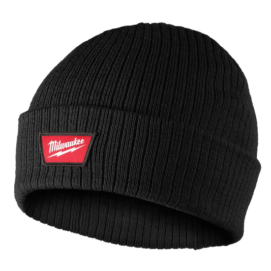 Cuffed Beanie - Black Thd