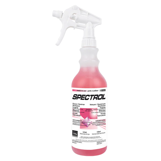 SPECTROL - Nettoyant/désodorisant/désinfectant fongicide/mildioustat/virucide/tuberculocide/multiquaternaires, 3123, 750ml