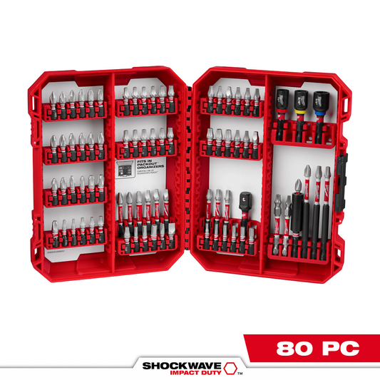 80PC SHOCKWAVE™ Impact Duty Driver Bit Set