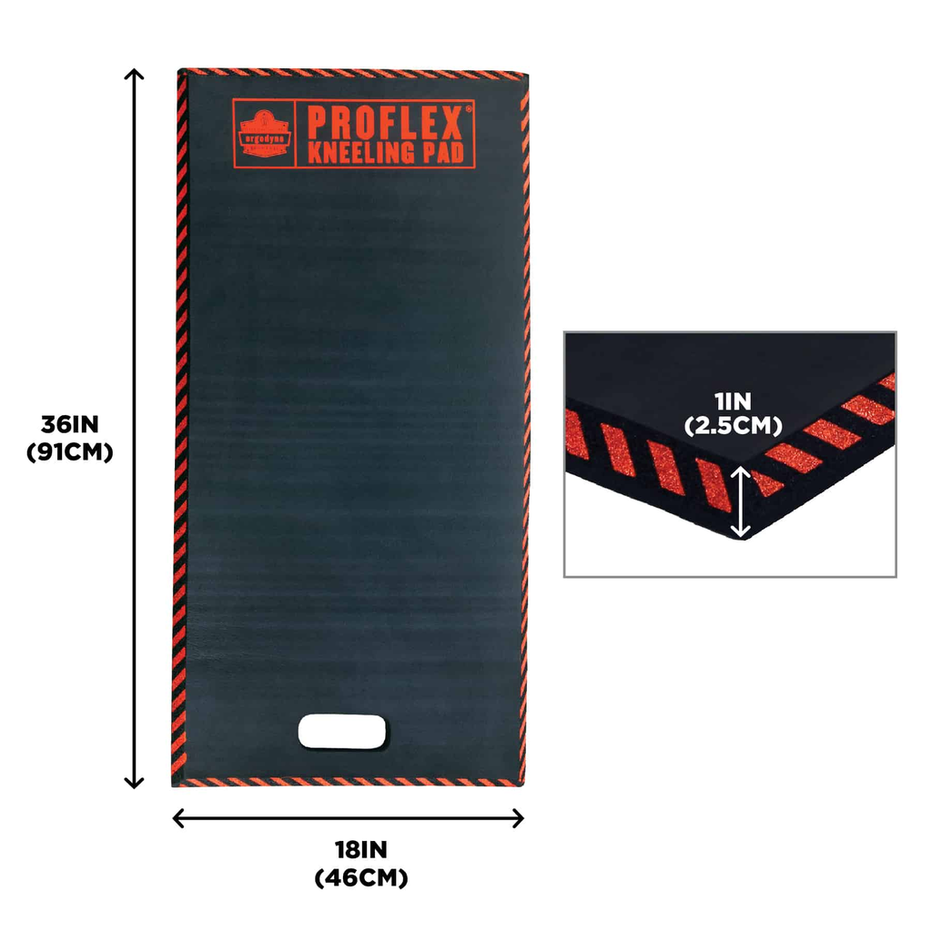 Foam Kneeling Pad XL Black 1in