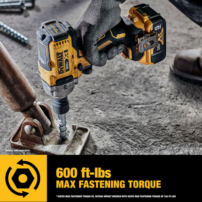 DEWALT 20V MAX* XR 1/2 in. Mid-Range Impact Wrench with Hog Ring Anvil (Tool Only)