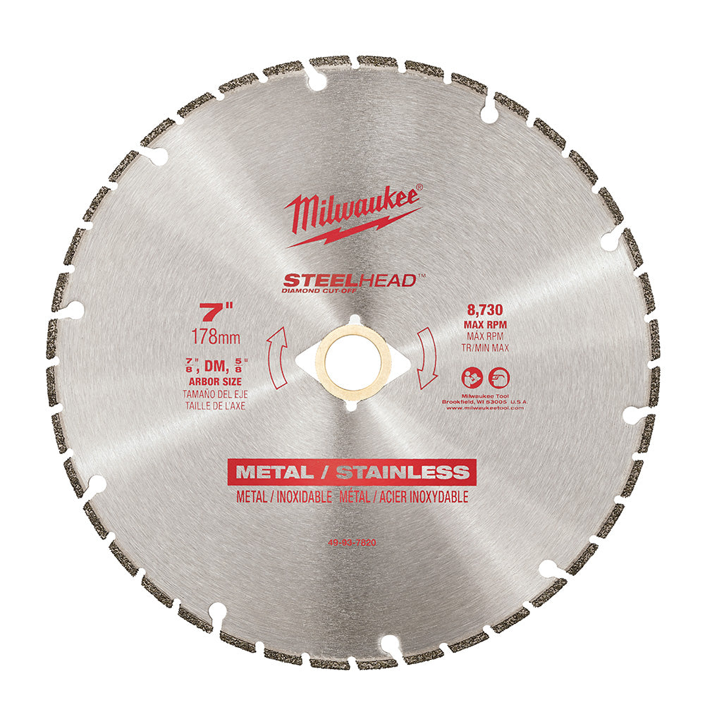 Steelhead™ Diamond Cut-off Blade 7"