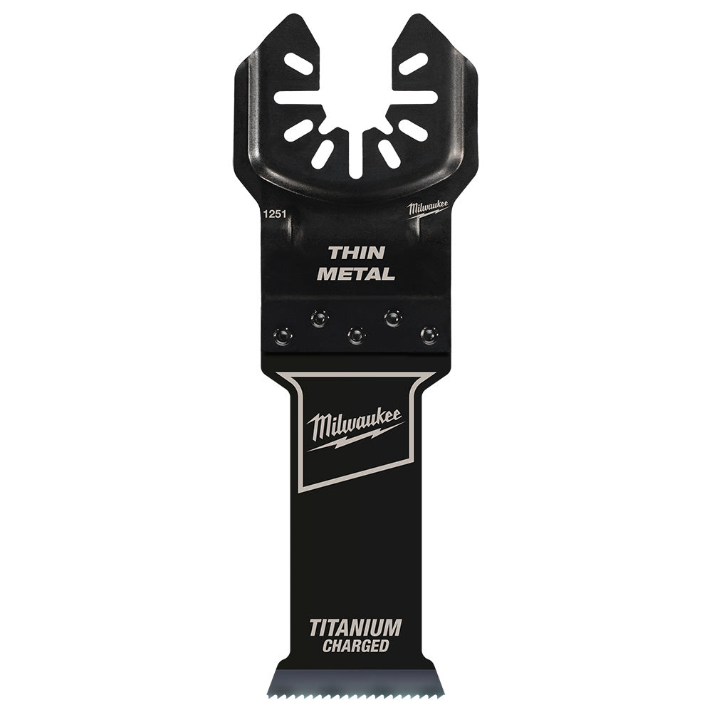 Open-lok™ 1-1/8" Titanium Charged™ Bi-metal Thin Metal Multi-tool Blades 10pk