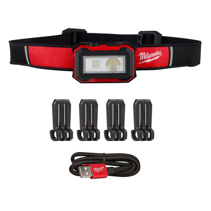 Lampe frontale magnétique rechargeable