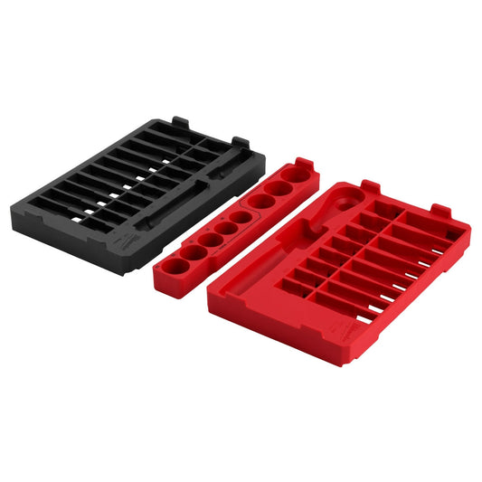 Packout™ 47pc 1/2" Drive Sae & Metric Ratchet & Socket Set in Trays