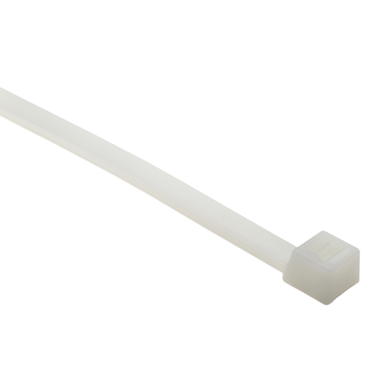Heavy Duty Cable Tie, 15" Long, UL Rated, 120 lb Tensile Strength, PA66, Natural, 50/Pkg