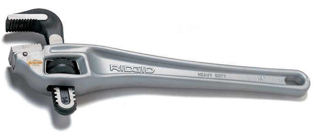 14" Aluminum Offset Pipe Wrench