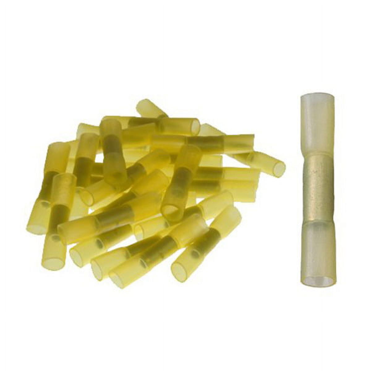 Thermafix, Heat Shrink Terminal 1/4, 12-10 gauge, Yellow