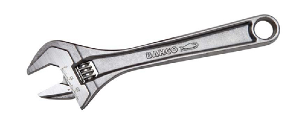 18 Inch SAE Adjustable Chrome Finish Wrench