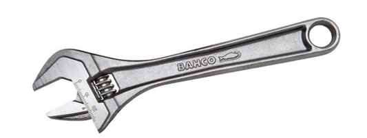 18 Inch SAE Adjustable Chrome Finish Wrench