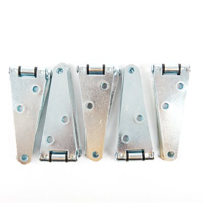 Heavy Duty Door Hinge Straps, Zinc, 4in