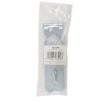 Hinge Hasp Steel, 6 in