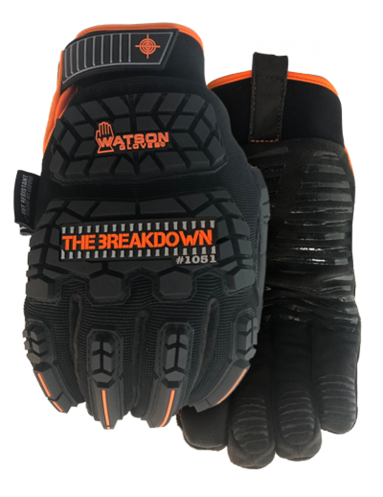 Gants Breakdown, paume en silicone, articulation en caoutchouc, 1051, SZ: M