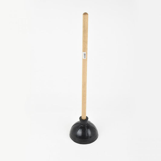 Débouche Toilettes avec Ventouse 5-7/8po, Manche de bois 21po