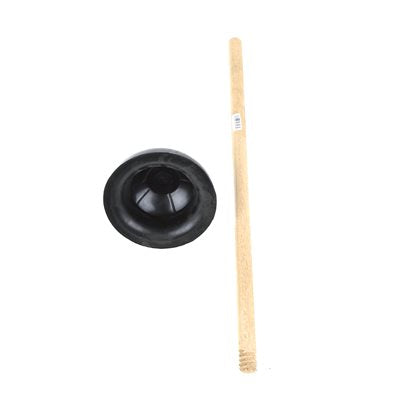 Débouche Toilettes avec Ventouse 5-7/8po, Manche de bois 21po