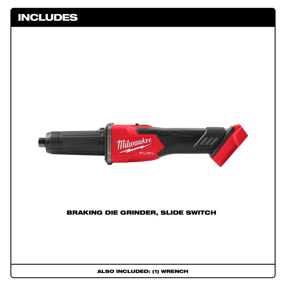 M18 Fuel Braking Die Grinder Slide Switch