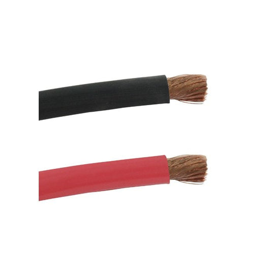 Cable Battery, Black, PVC, 4GA, 100'