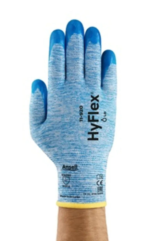 HyFlex™ 11-920 Nitrile Coated Oil Repellent Gloves, L