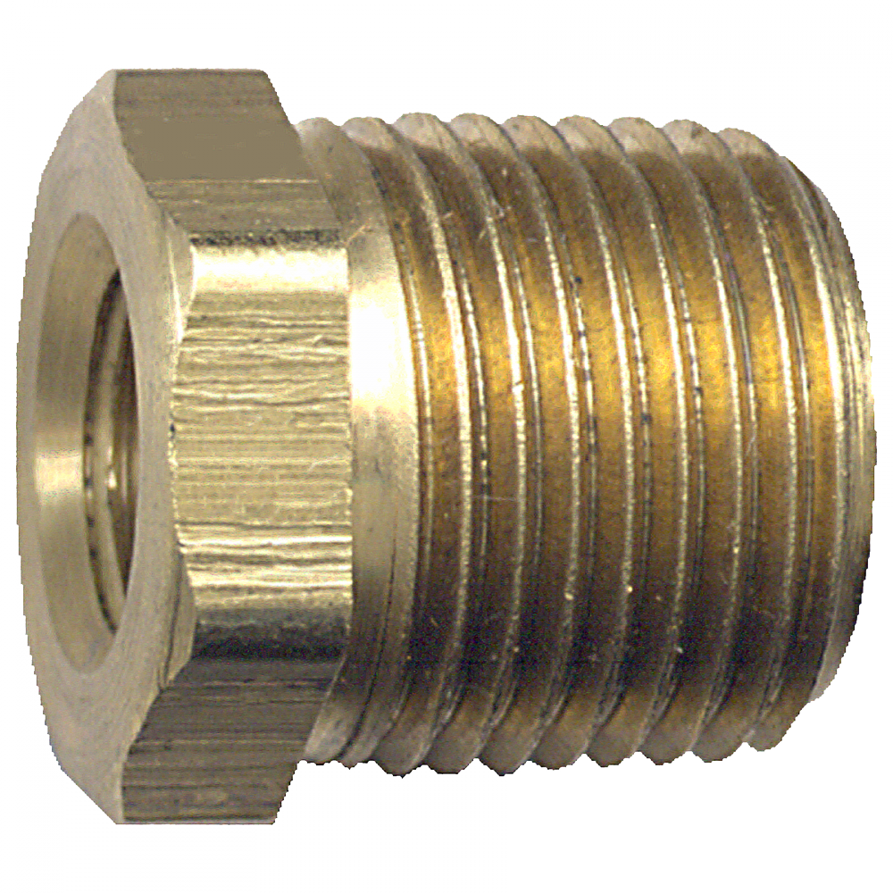 Bushing, Brass, 1/2 MPT x 1/8 FPT
