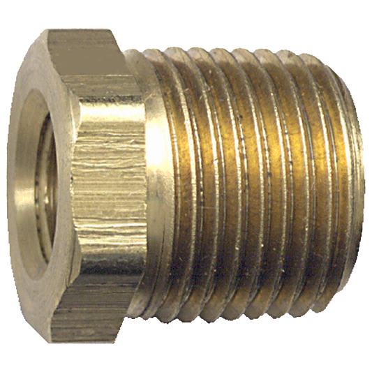 Bushing, Brass, 1/2 MPT x 1/8 FPT