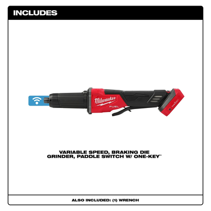 M18 Fuel Braking Die Grinder Paddle Switch One-Key