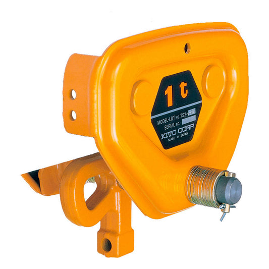 Push Trolley, With Safety Lugs, Heat Treated Steel, Capacity 2 Ton, 3.25 To 6 in Flange