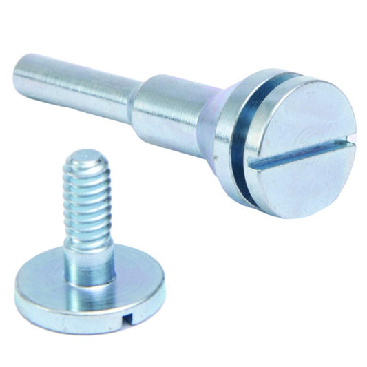 Flush Madrel For 2 And 3in. Wheels, 1/4in. And 3/8in. Arbor