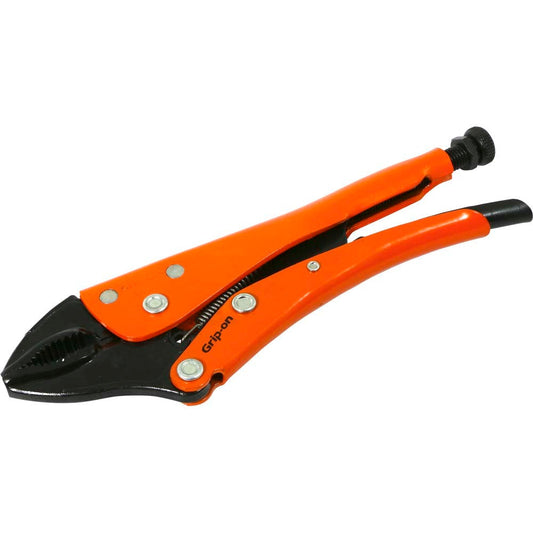 Locking Plier - Curved Jaws with Wire Cutter, 10"