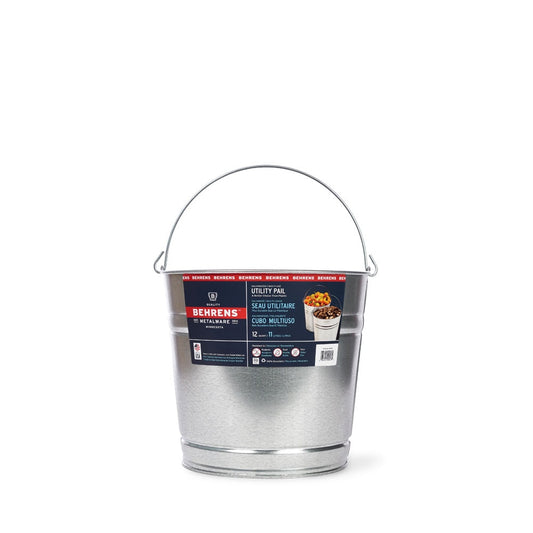 Seau en acier galvanisé, 12 pt, 11 l