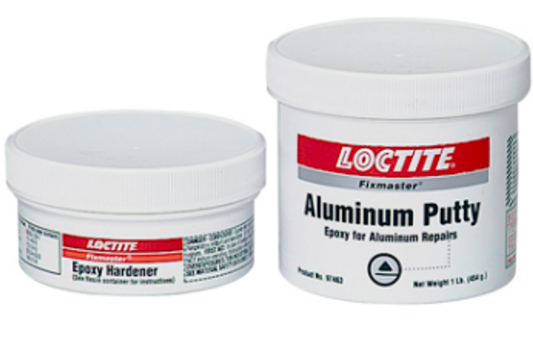 LOCTITE® PC 7254, Fixmaster Aluminum Putty, Mixed, 1 lb Mixed