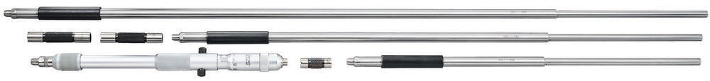 Solid-Rod Inside Micrometer Set With Case 200-800mm Range 0.01mm