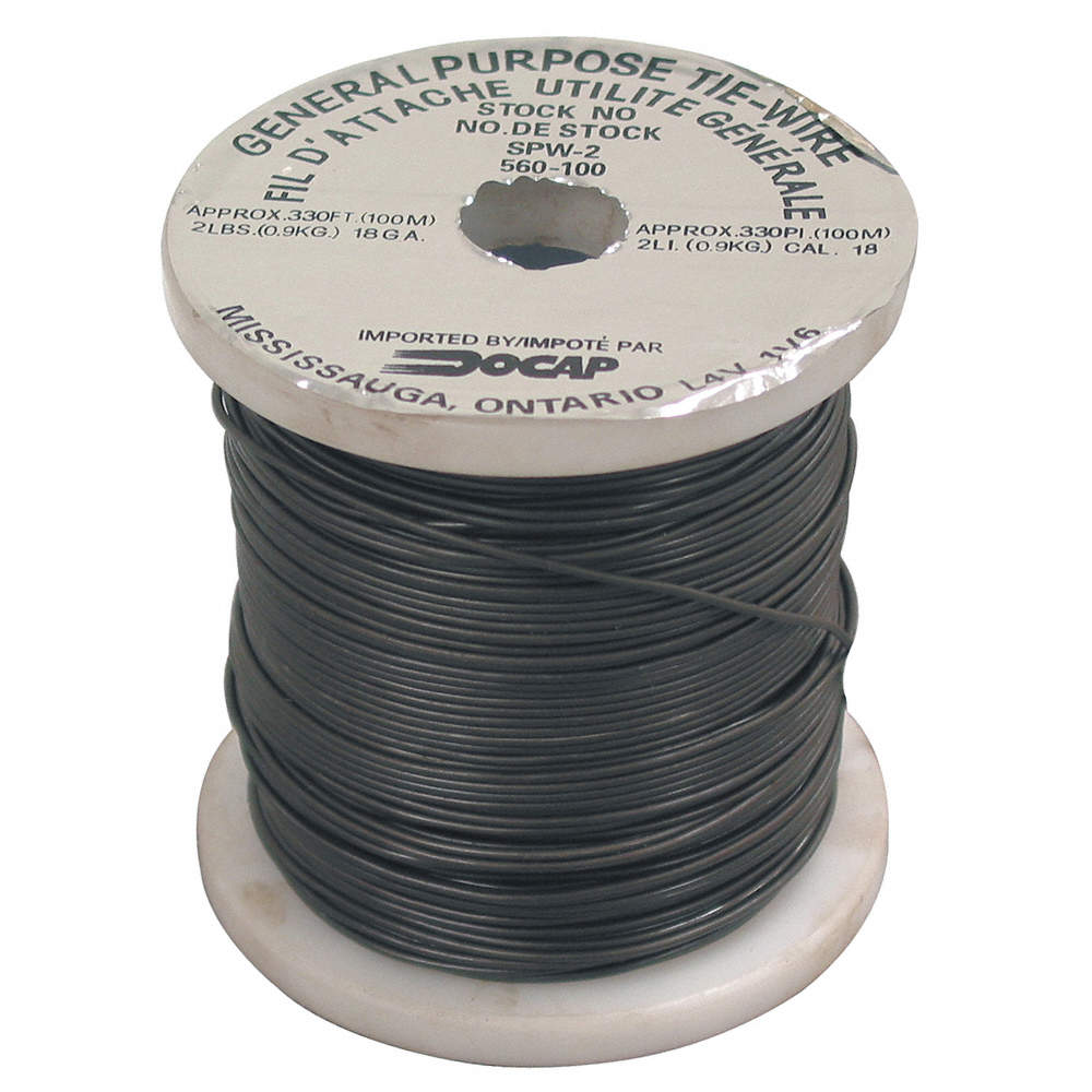 Docap Tie Wire, Soft Annealed, 18 Gauge, 2lb, 330ft